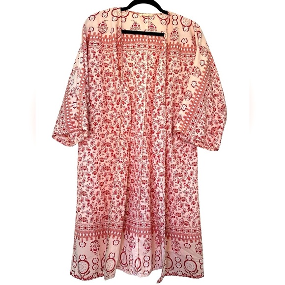 K173 Rebellion Floral Kimono Medium - Picture 1 of 1